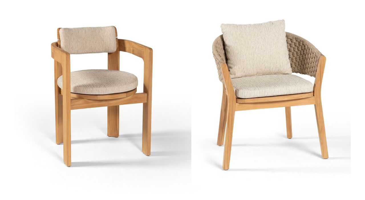 Outdoor dining chairs for a terrace or garden in Marbella or Estepona