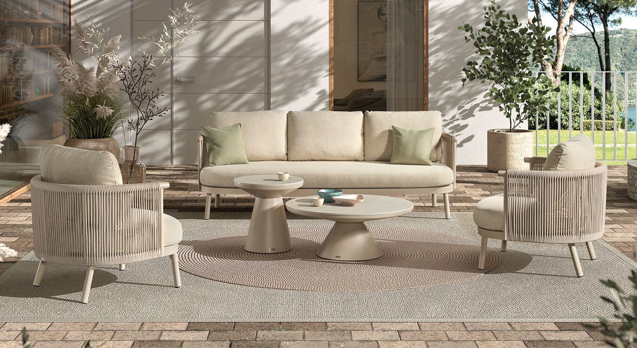 Outdoor terrace furniture in Marbella and Estepona Costa del Sol Spain.