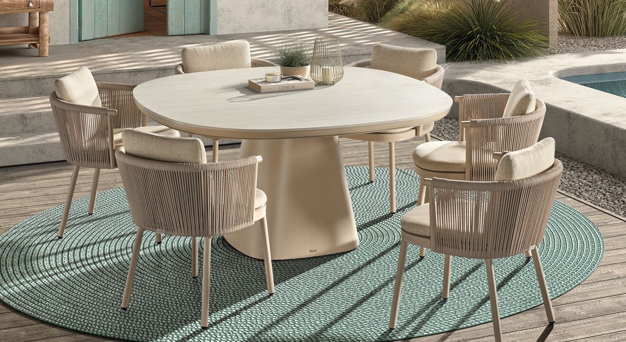 Luxury high end exterior Tables for terrace or patio in Marbella or Estepona