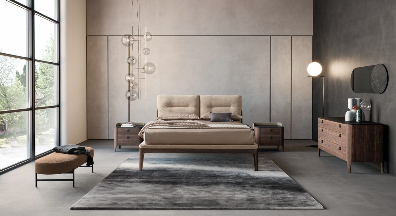 Dall Agnese bedroom furniture in wood or lacquer in Marbella or Estepona