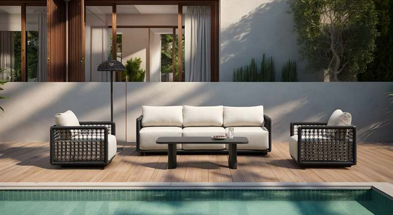Luxury high end outdoor furniture for terrace or patio in Marbella or Estepona.