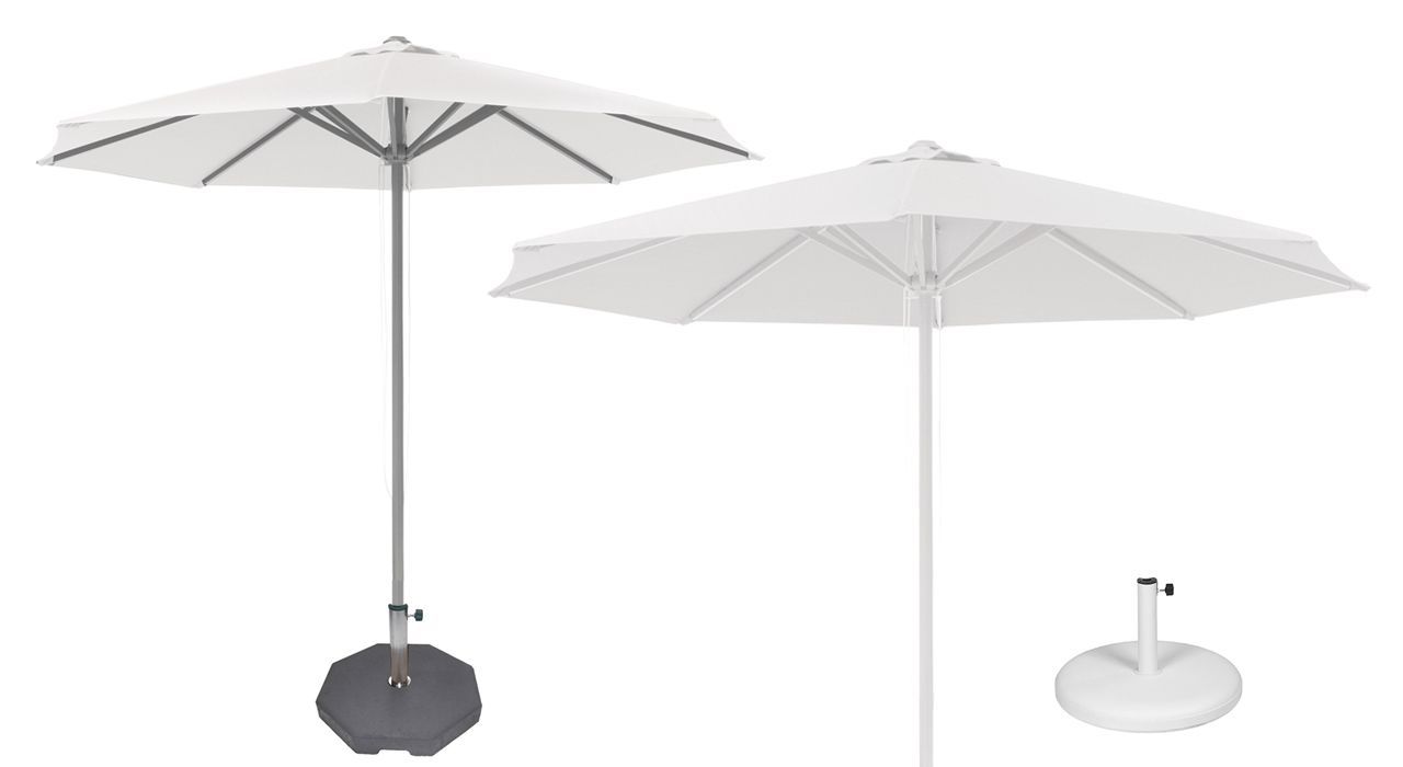Parasols and umbrellas in Marbella and Estepona.
