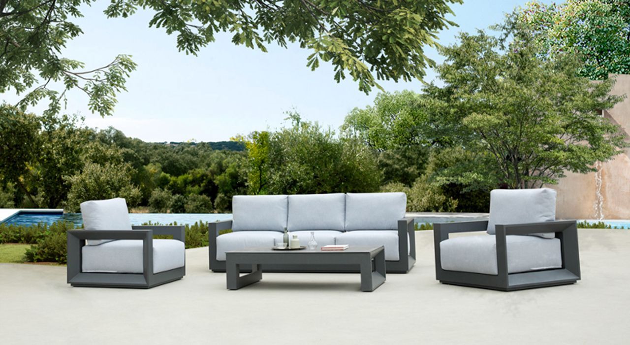 Luxury high end outdoor furniture for terrace or patio in Marbella or Estepona.
