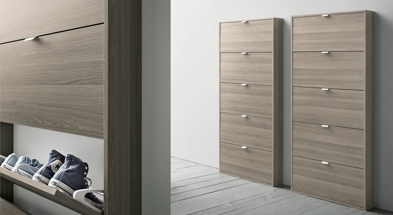 Dallagnese Birex shoe storage furniture for hallways and entrances in marbella and estepona.