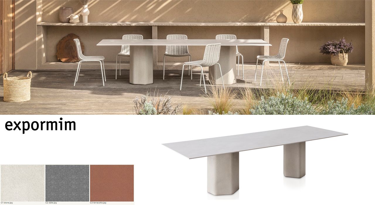 expormim  outdoor Dining Tables for terrace or garden