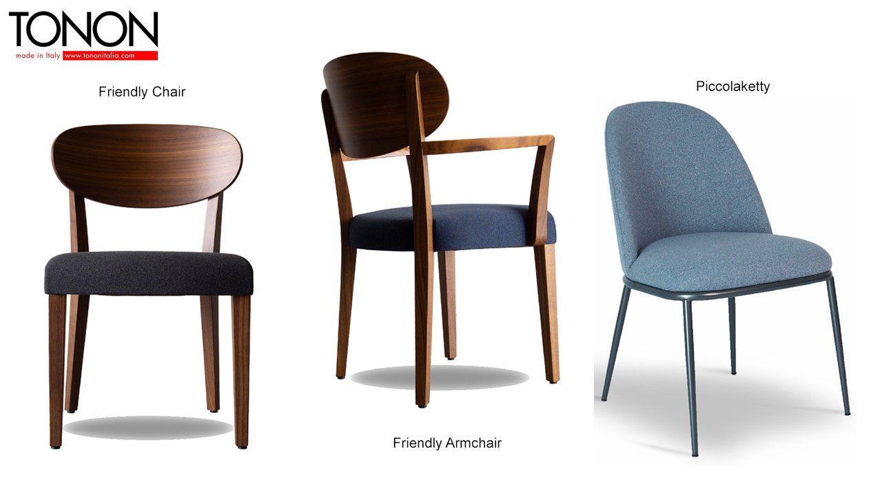 Tonon Friendly and Piccola Ketty Dining Chairs