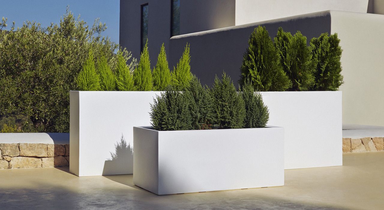 luxury garden and terrace vases or pots for sale in Marbella and Estepona, Spain