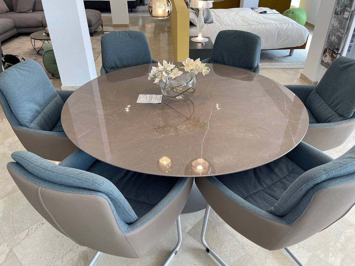 Luxury furniture showroom display at VIP Environment in Estepona