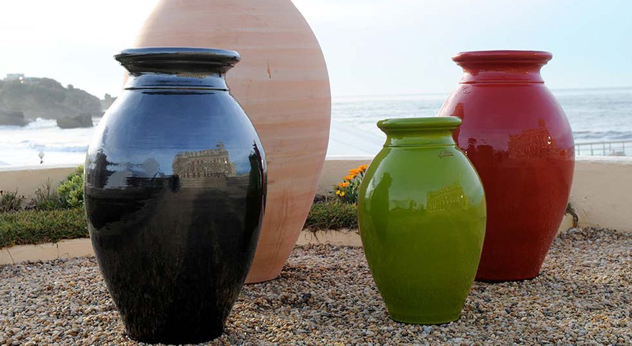 luxury garden and terrace vases or pots for sale in Marbella and Estepona, Spain