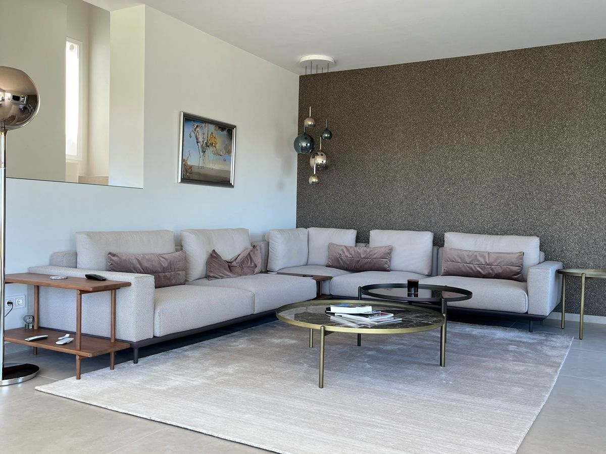 Luxury living room furniture project in Estepona by VIP Environment