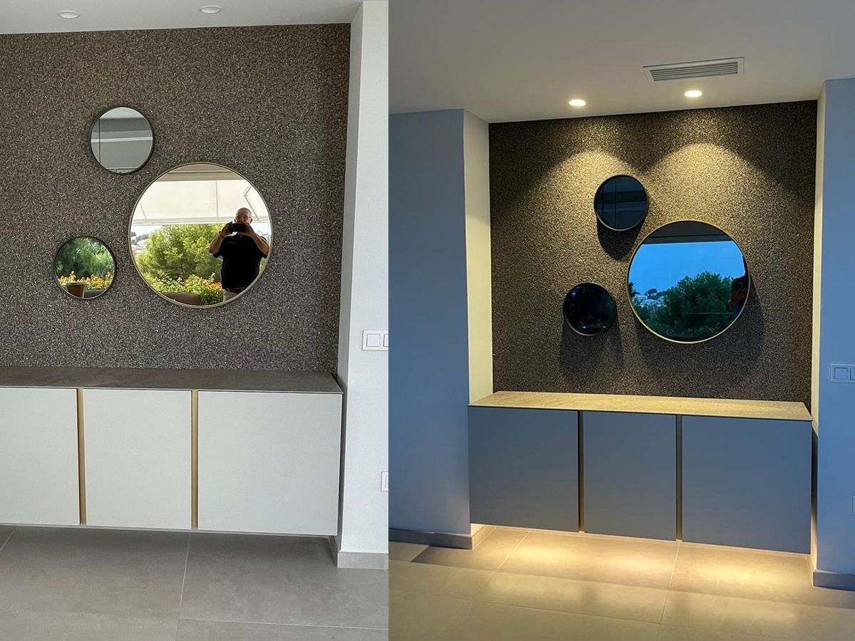 Luxury living room furniture project in Estepona by VIP Environment