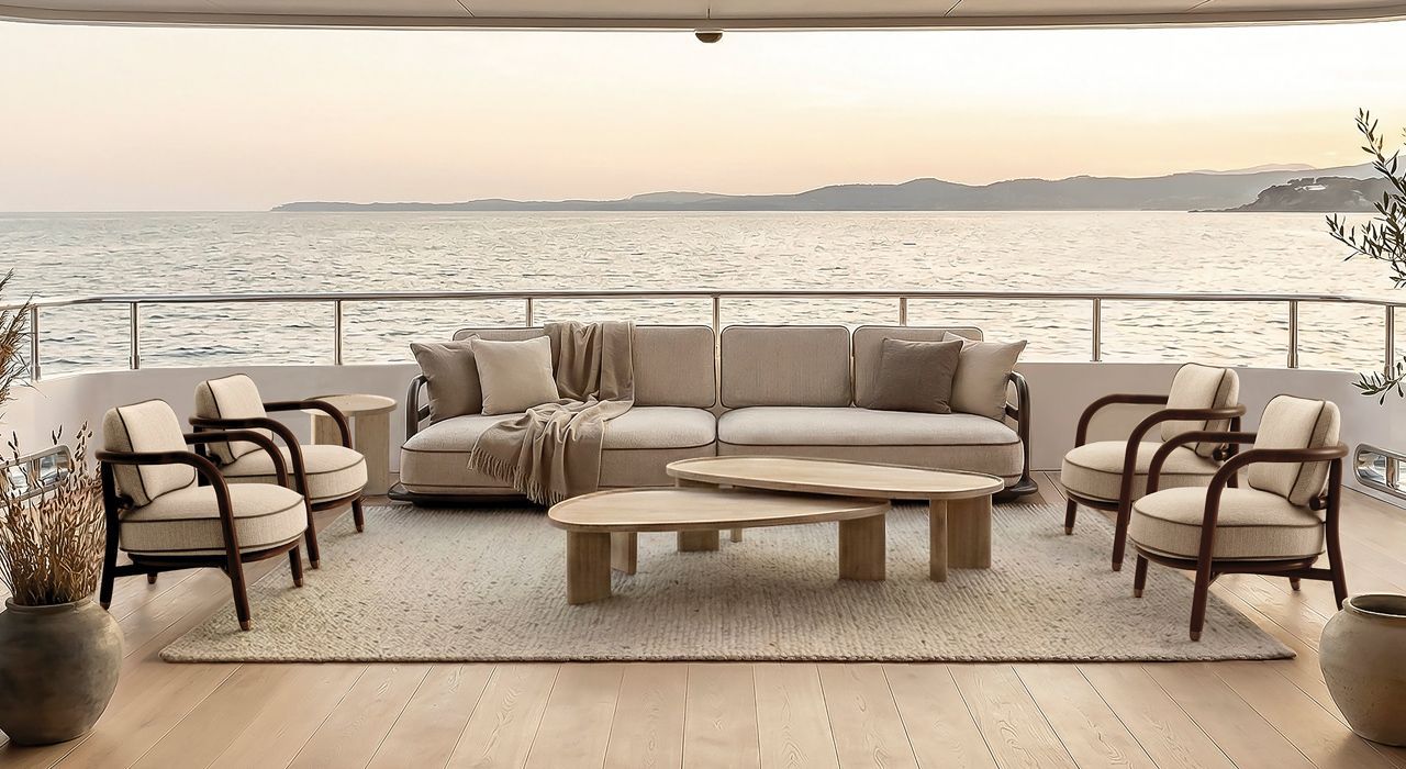 Expormim luxury high end Outdoor terrace furniture in Marbella and Estepona Costa del Sol Spain.
