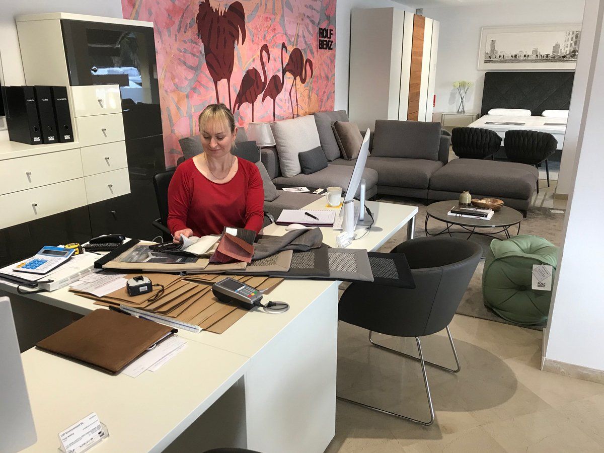 interior design service at VIP Environment showroom Marbella Estepona
