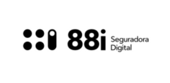 A black and white logo for seguradora digital