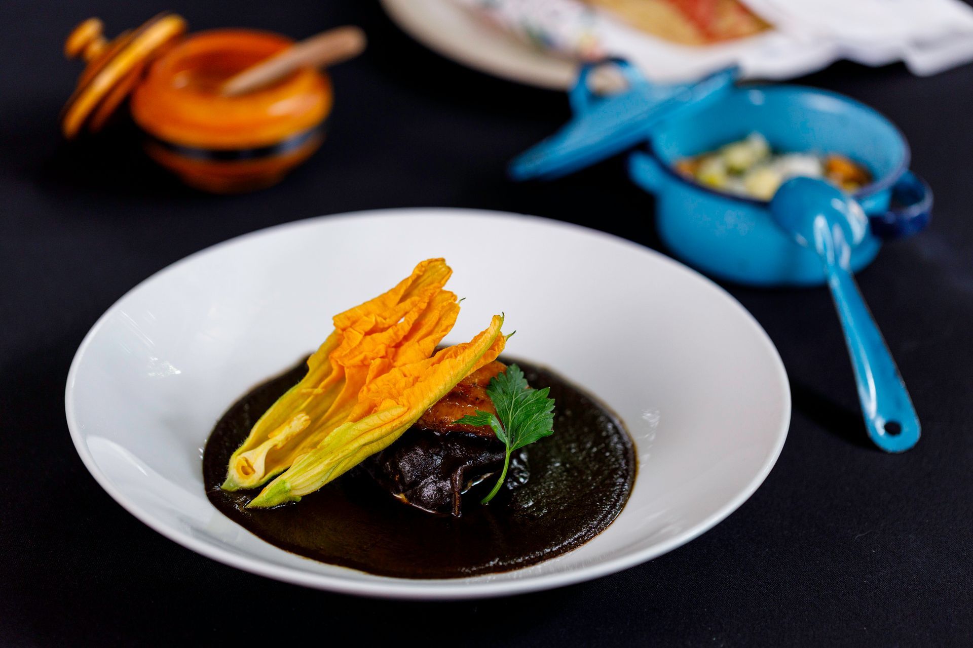 Mole Negro de Oaxaca de restaurantes Azul