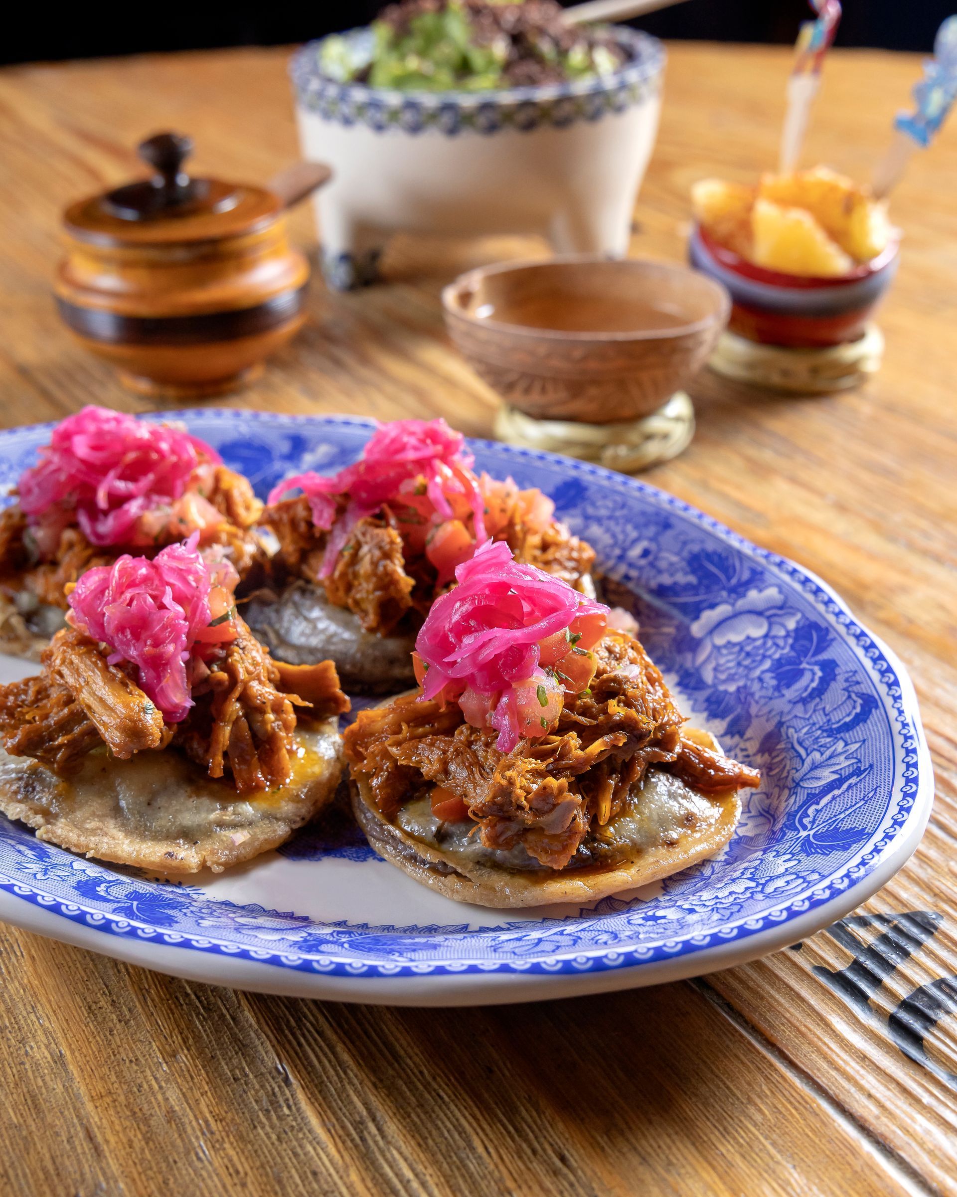 panuchos de cochinita de restaurantes Azul