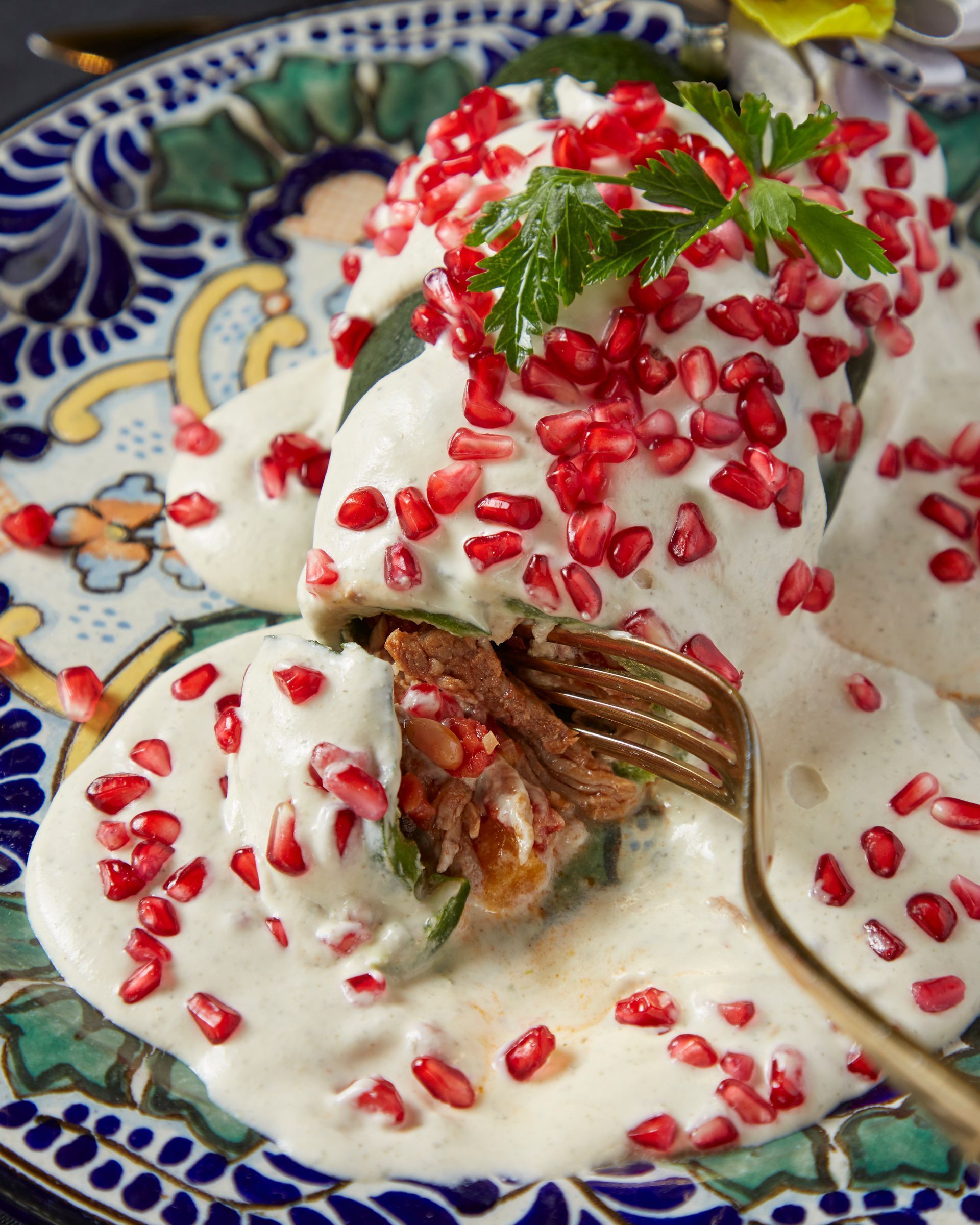 Chiles en Nogada de Restaurantes Azul