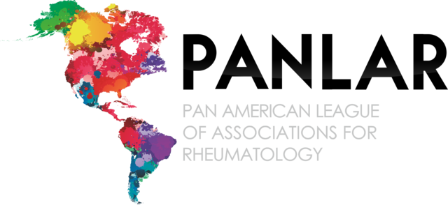 Logotipo de la liga panamericana de asociaciones de reumatología