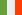 La bandera de Irlanda es verde, blanca y roja.