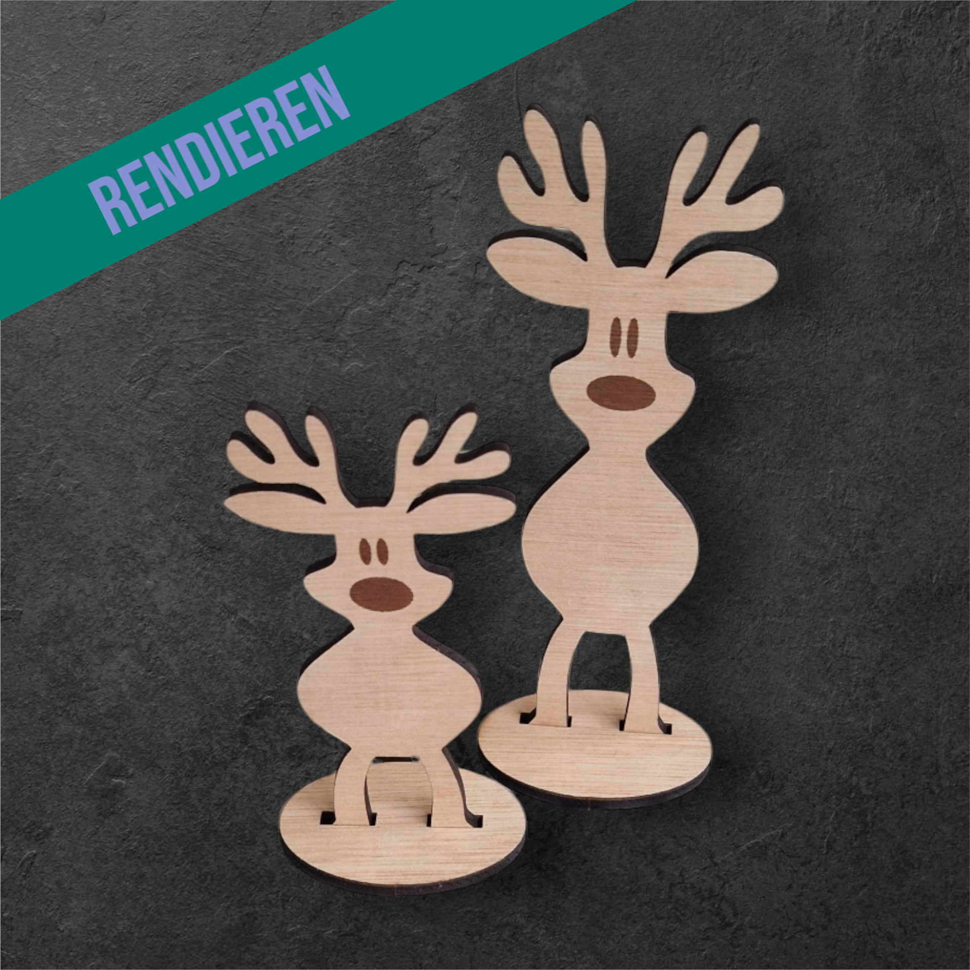 Staande Rendieren