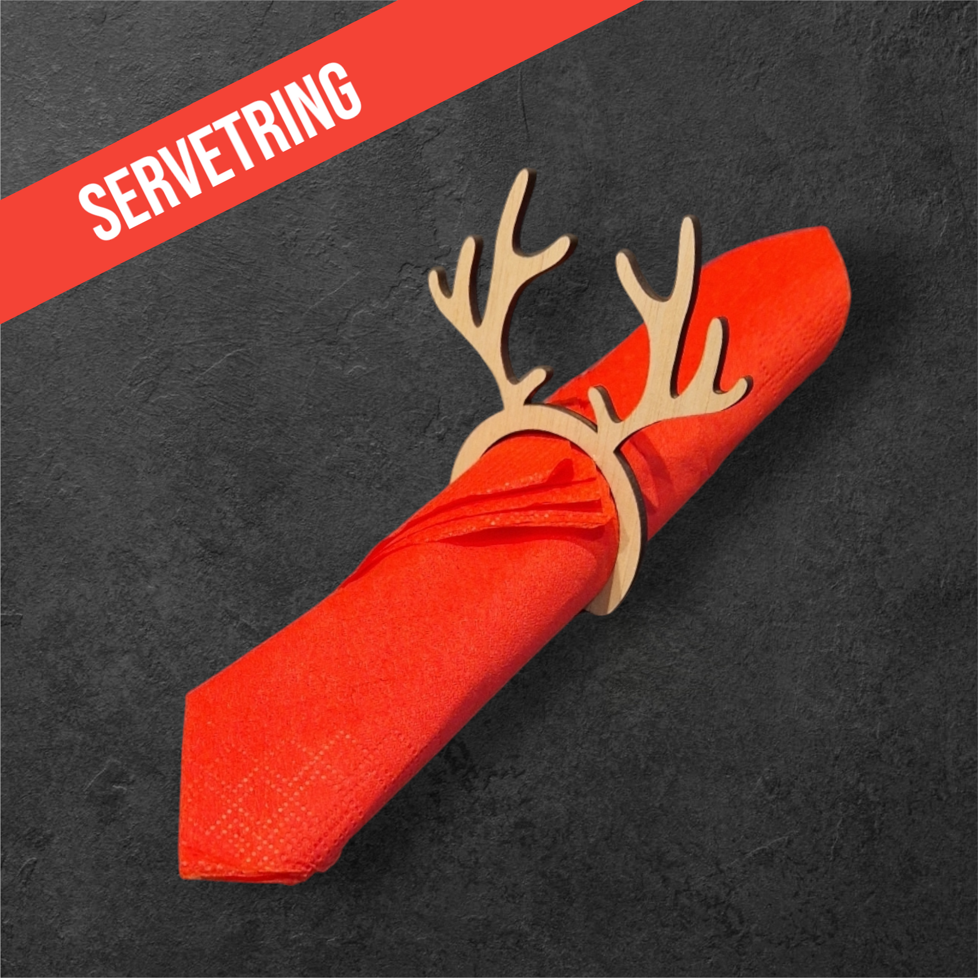 Servetring - Kerst