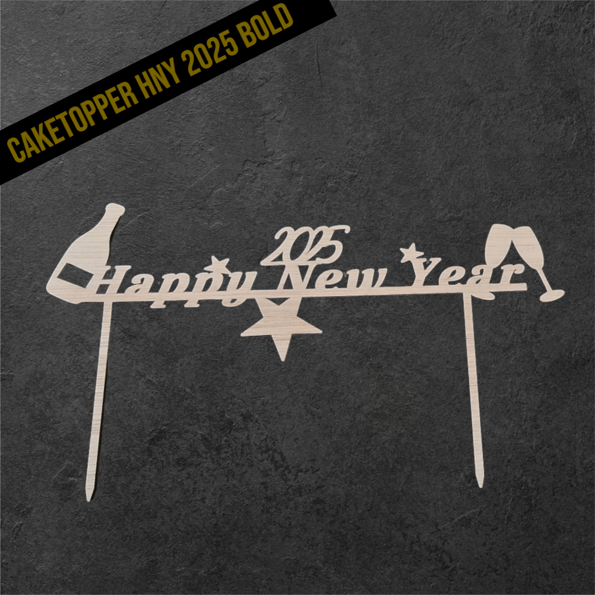 Caketopper - Happy New Year 2025