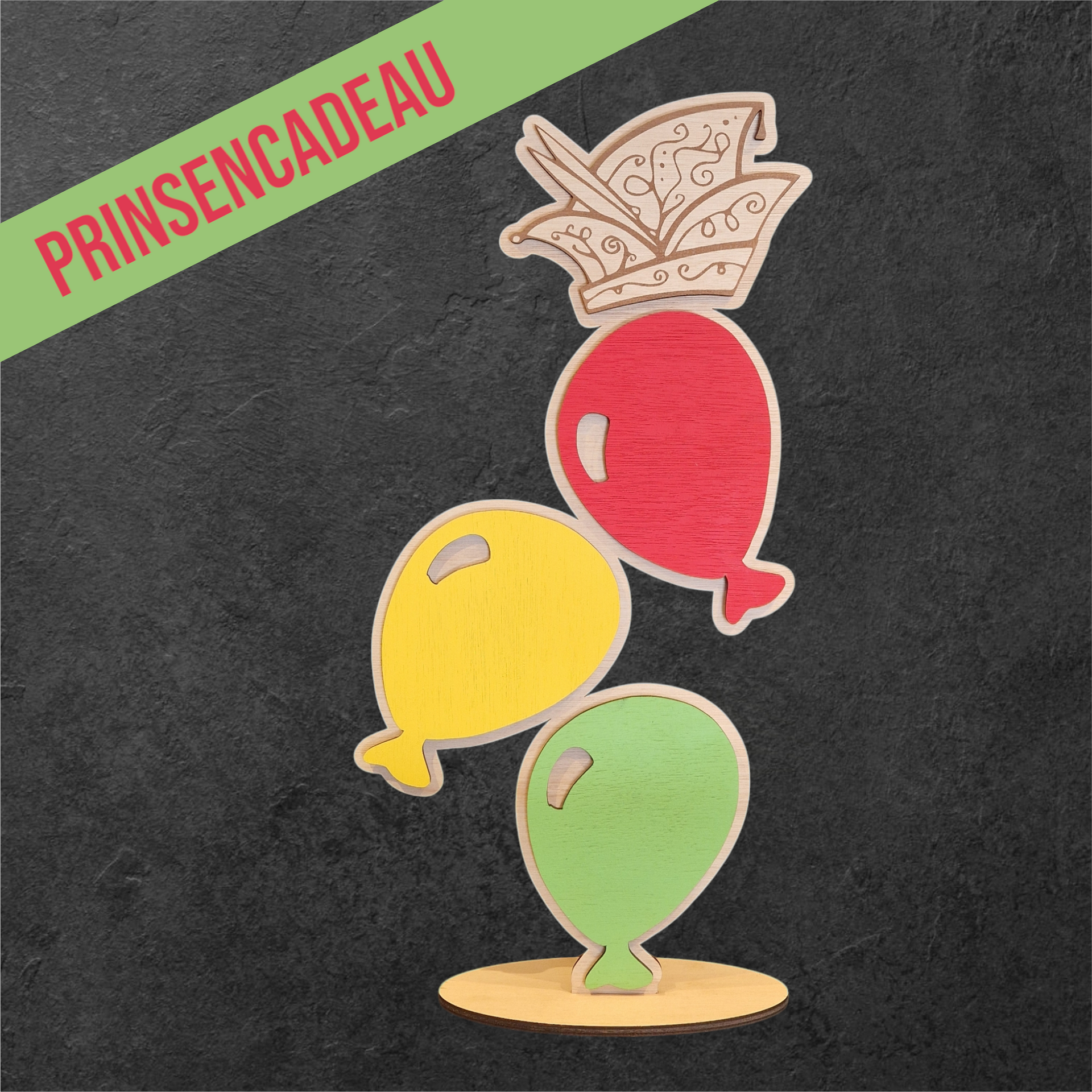 Prinsencadeau Ballonnen + Steek