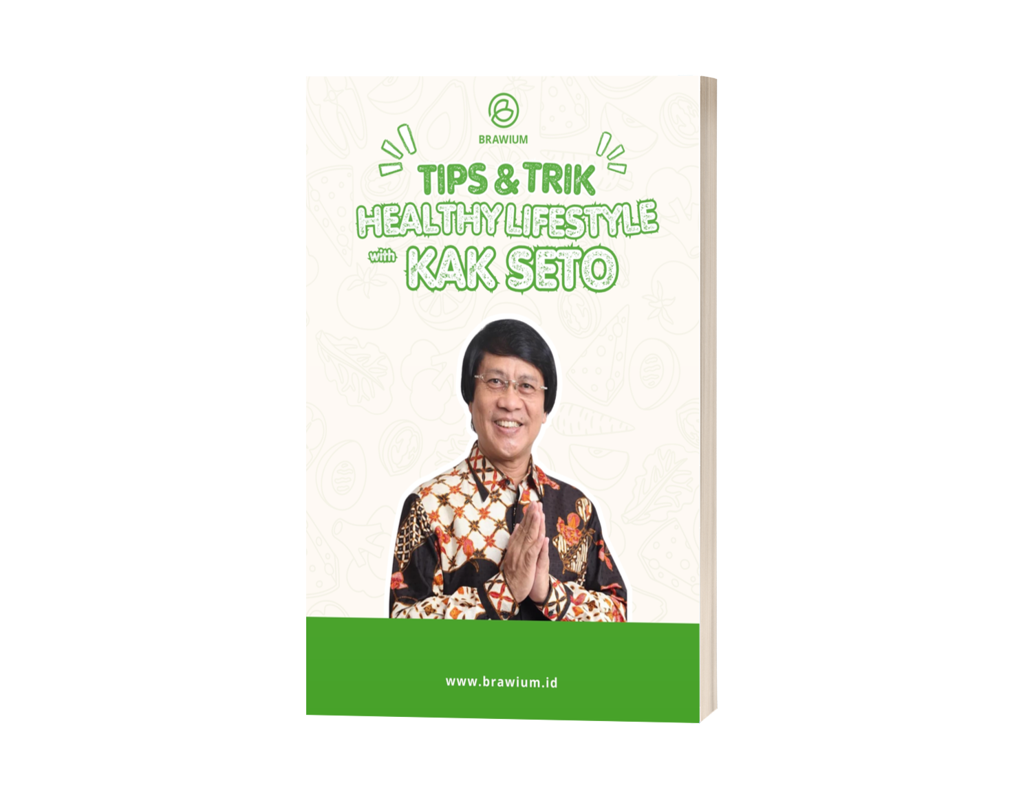 Sampul buku: Pria berbaju batik dengan judul 
