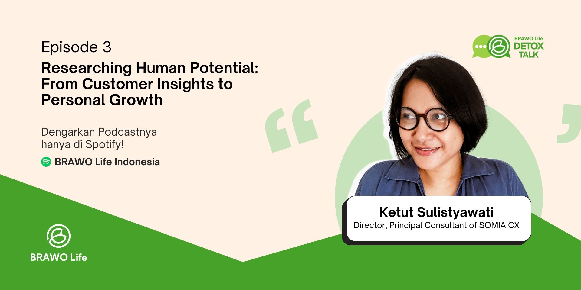Episode podcast: Wanita berkacamata, 