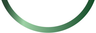 Green, arched shape with a gradient.