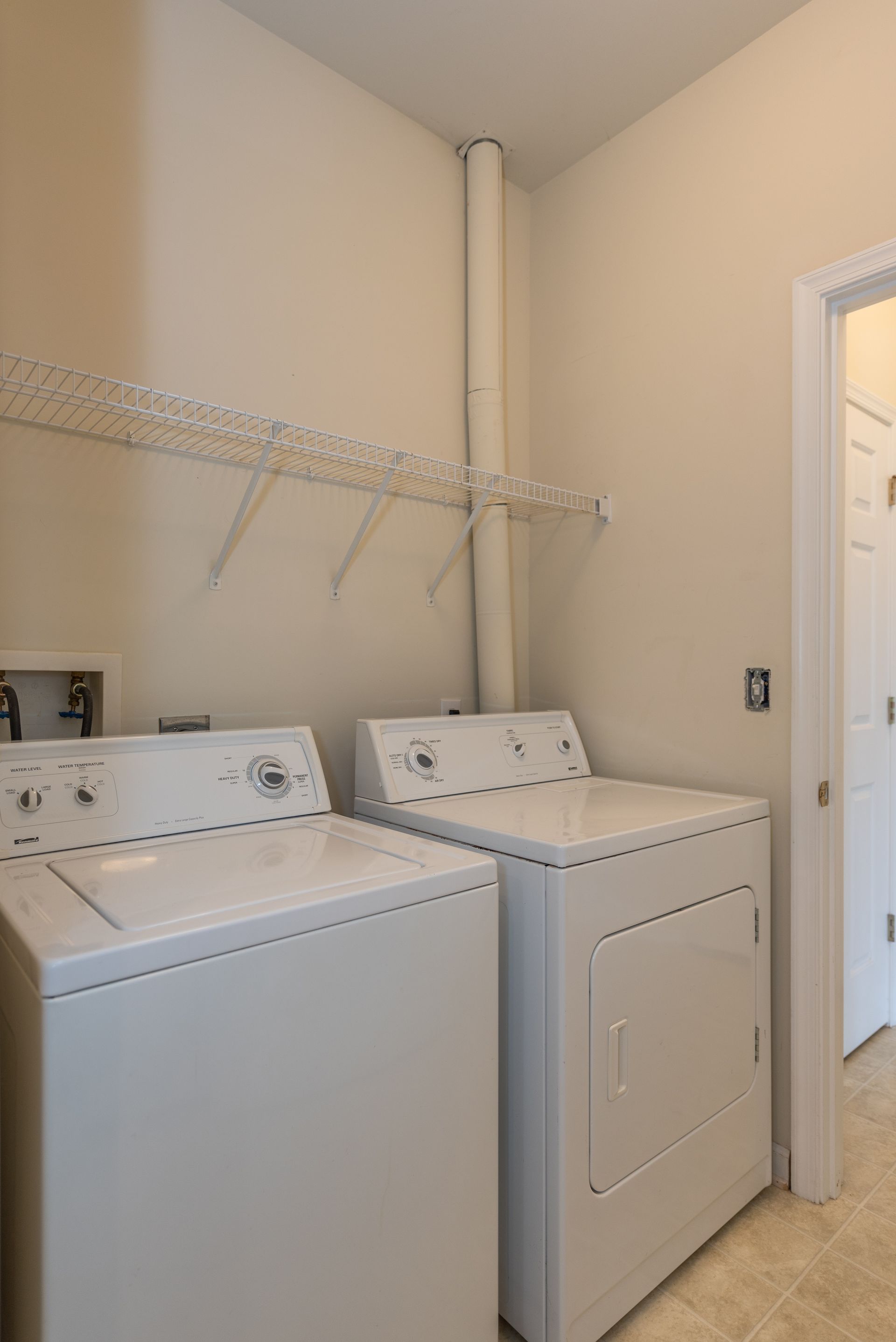 Washer and dryer