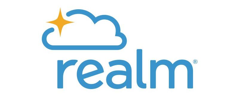 Realm logo with a cloud and star icon above the word 