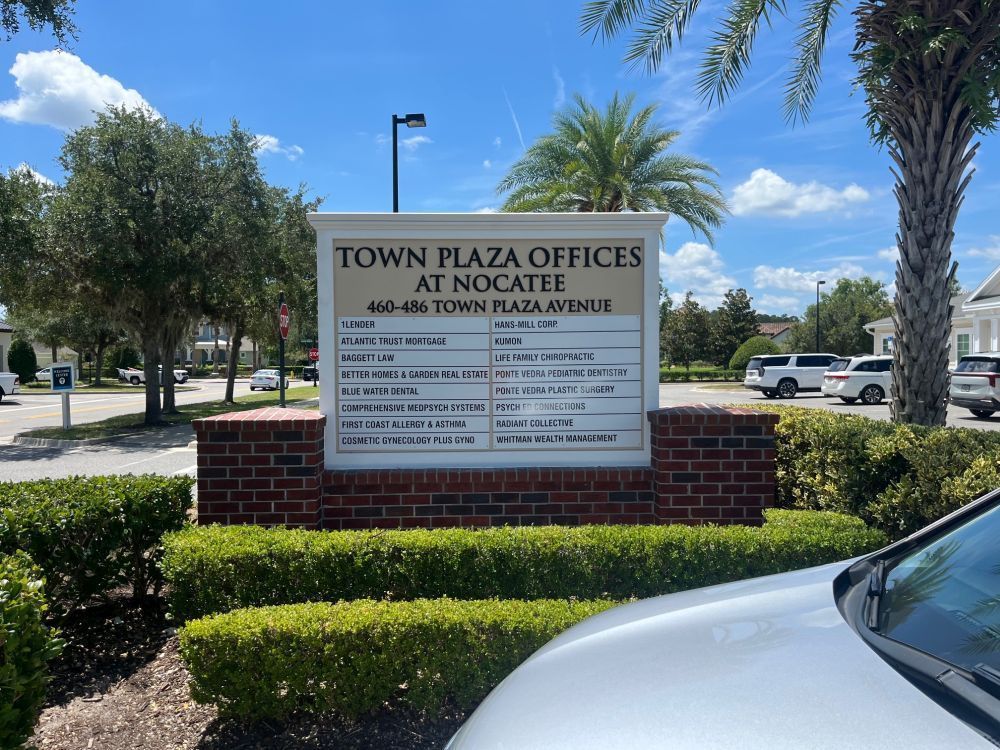 Custom monument ground sign