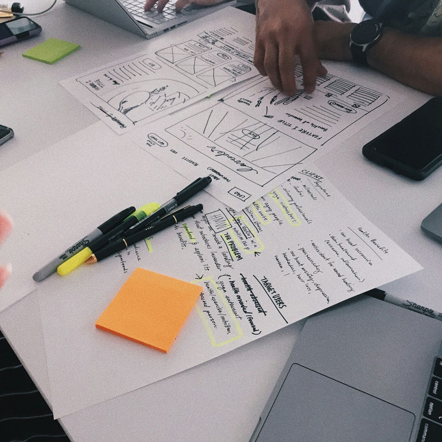 Team mapping workflows and processes to improve efficiency and reduce operational bottlenecks