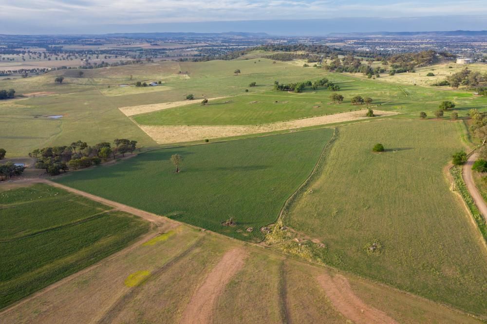 An Aerial View of a Lush Green Field With Trees and Dirt Roads — Pit Express in Wetherill Park, NSW