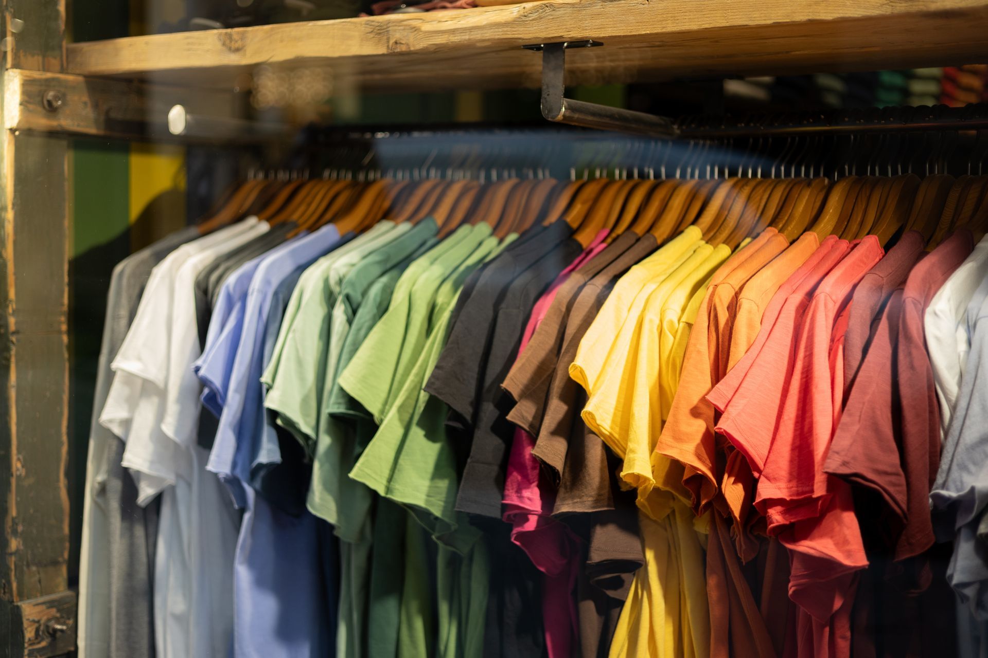 Assorted Colored Shirts