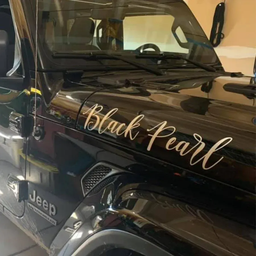 Black Jeep with 