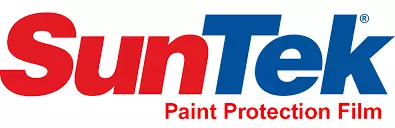 SunTek logo in red and blue, with 
