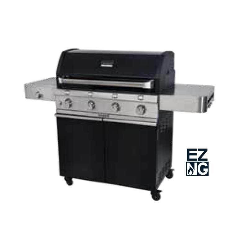 Deluxe Black 4-Burner Grill R67CC1117