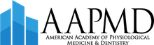 The logo for the american academy of physical medicine and dentistry