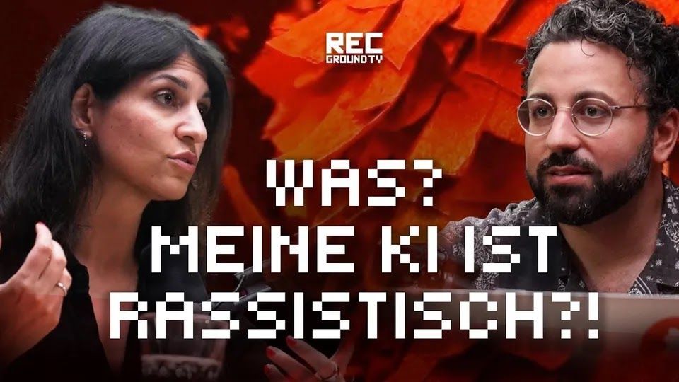 Frame aus den Warming Sessions von RecGround TV: Episode „Was? Meine KI ist rassistisch?!