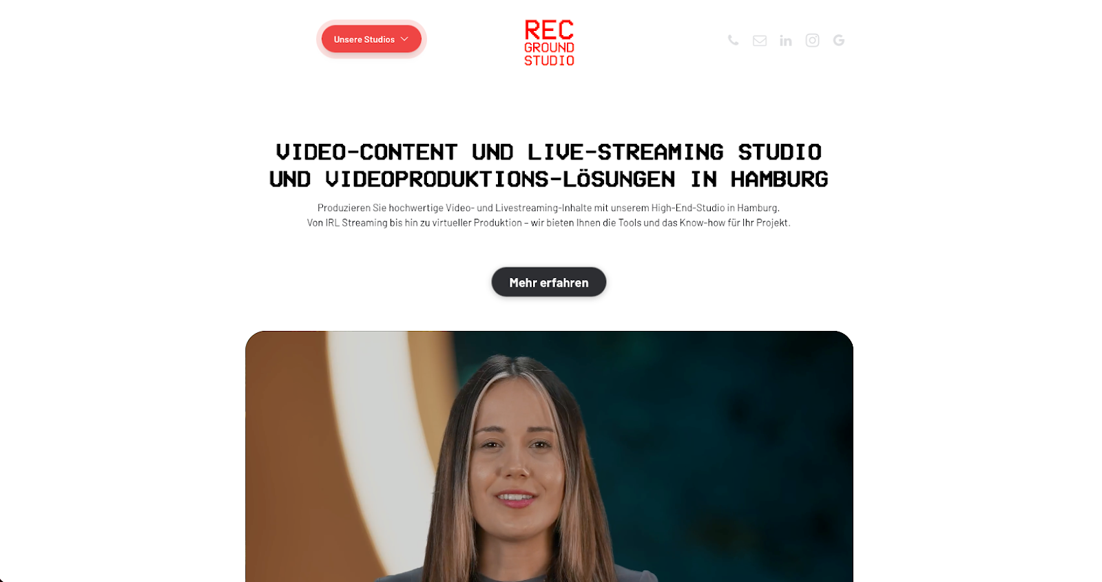Website-Header für 