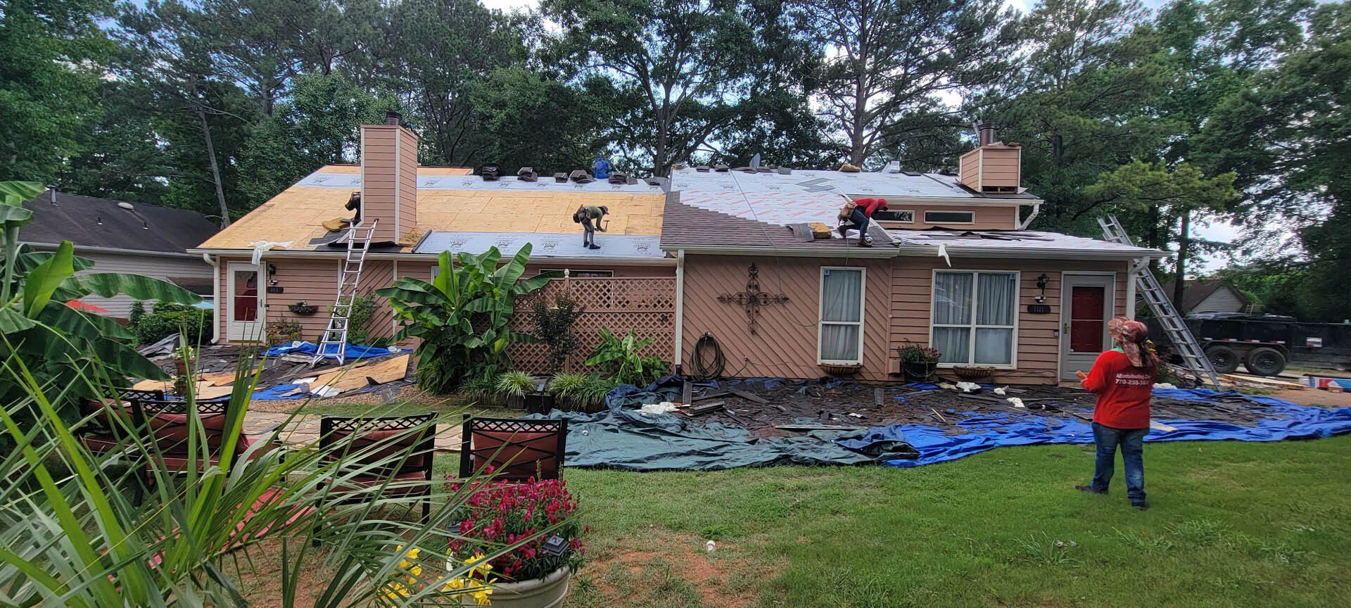 Alpharetta shingle roof replacement