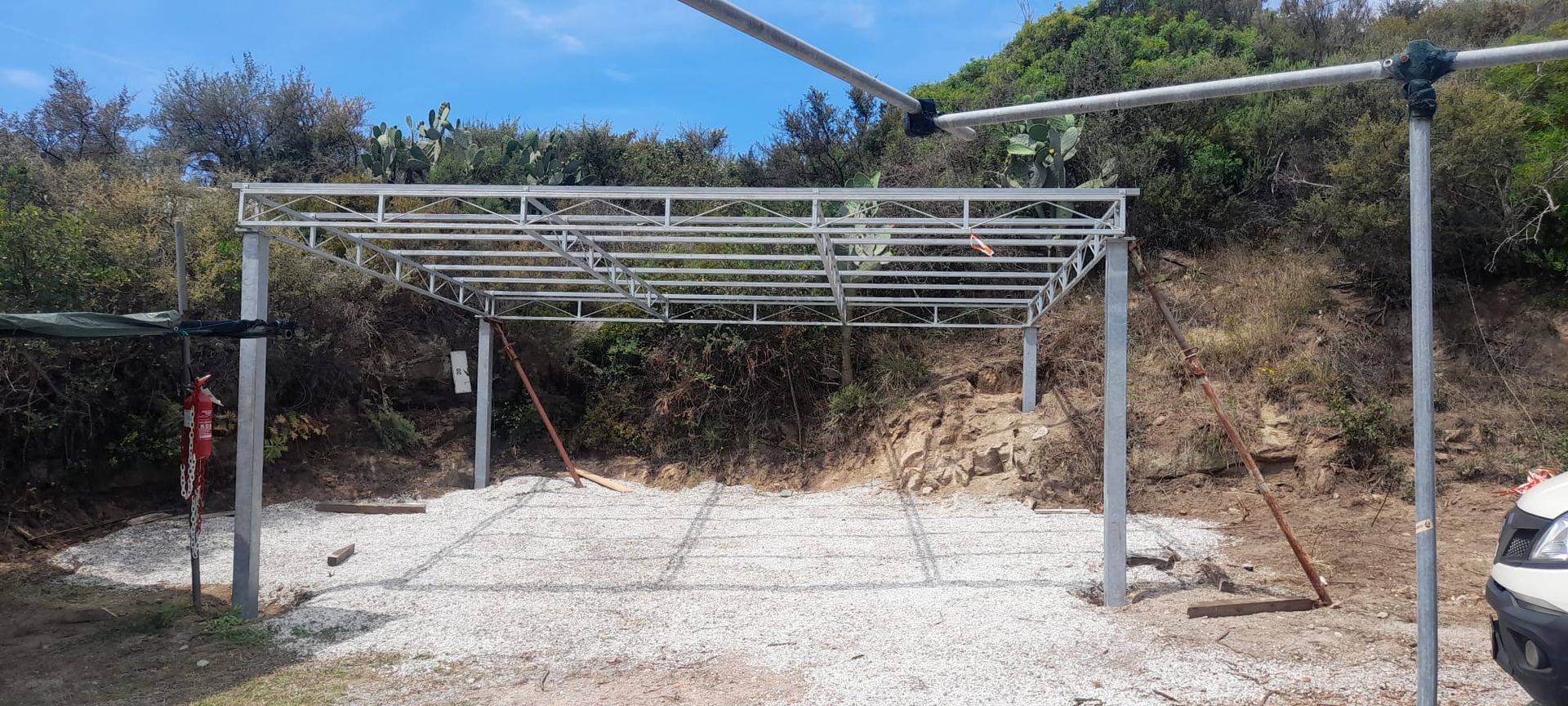 pergola in metallo