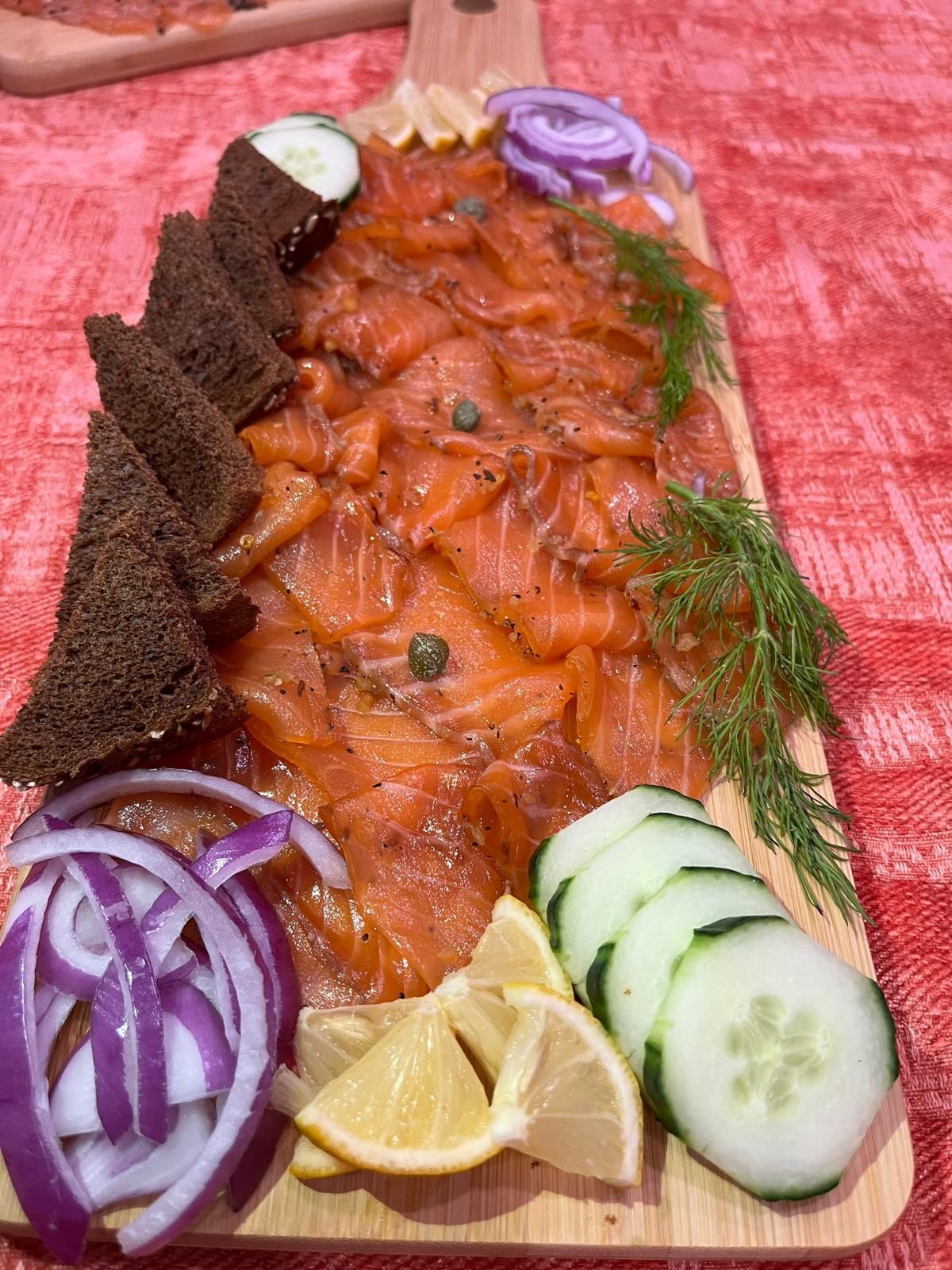 Saumon fumé au pastrami