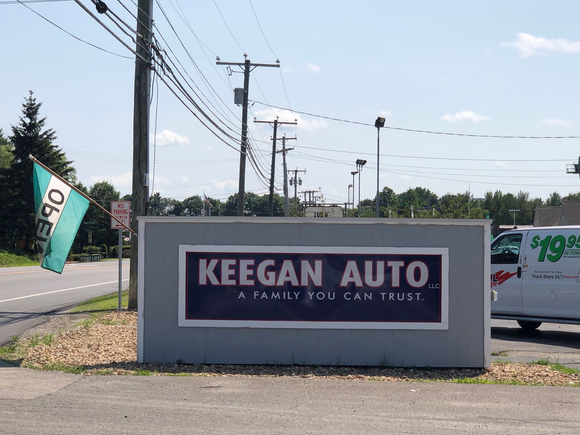 Sign for Keegan Auto | Keegan Auto