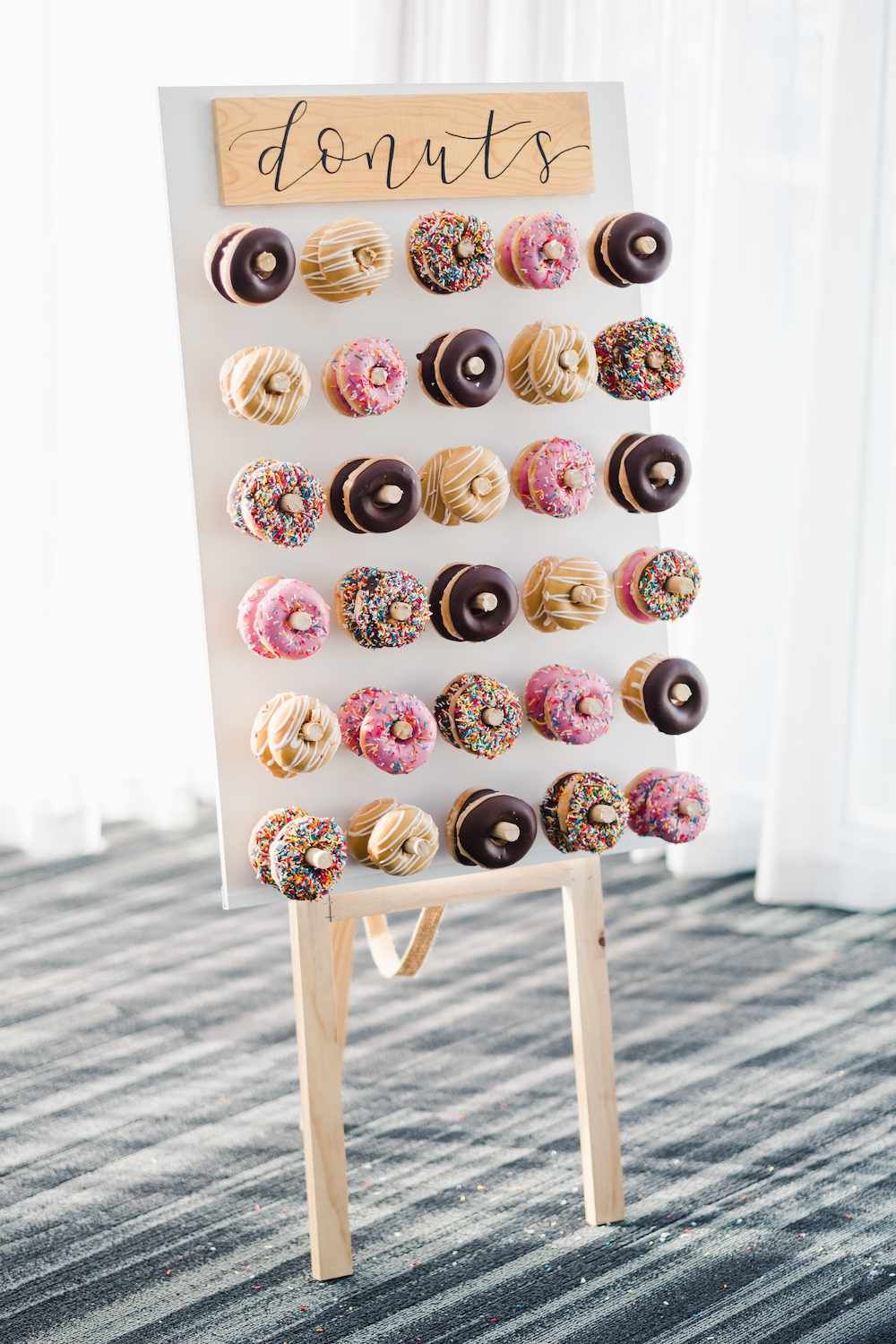 donut wall display 
