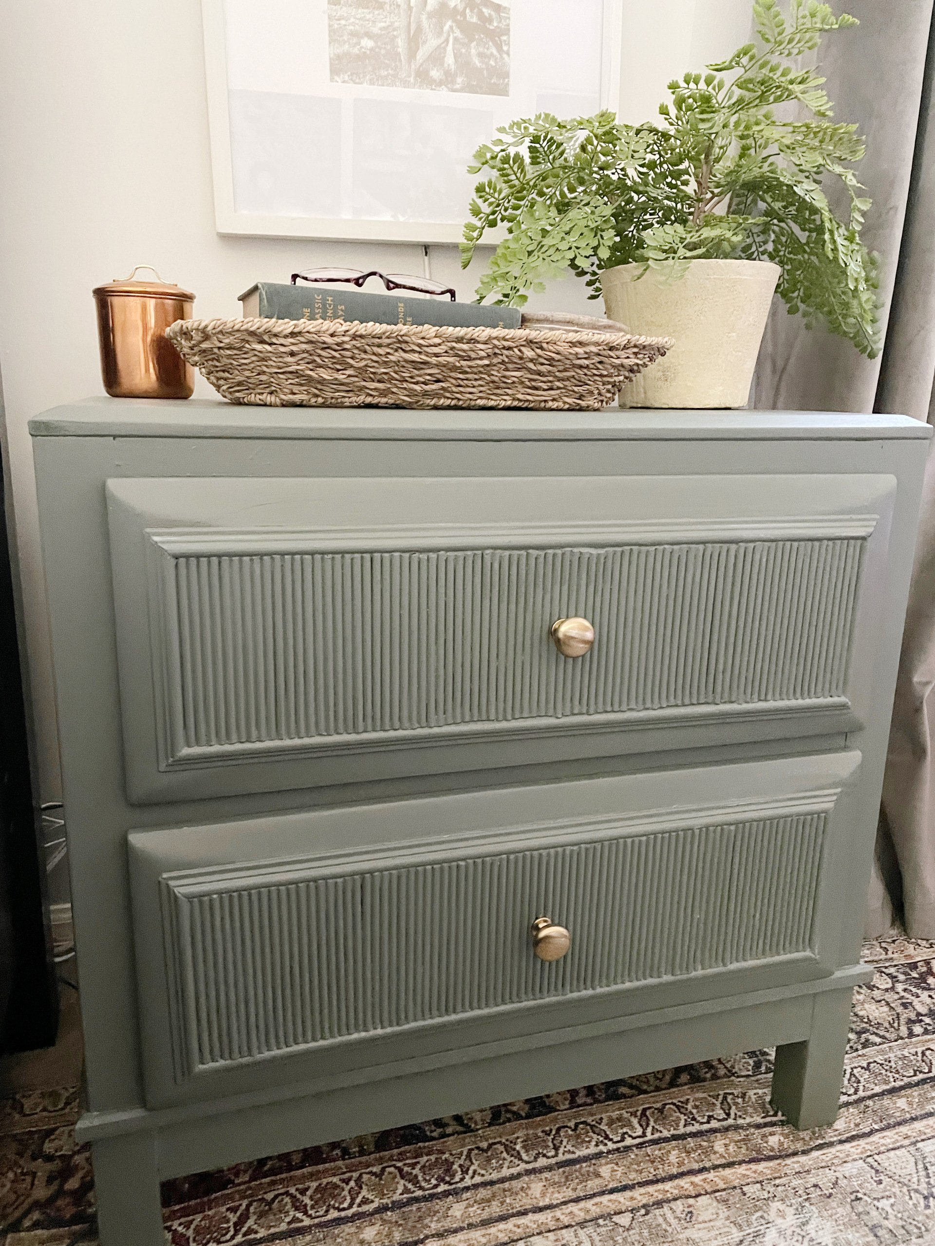 Fluted Nightstand DIY