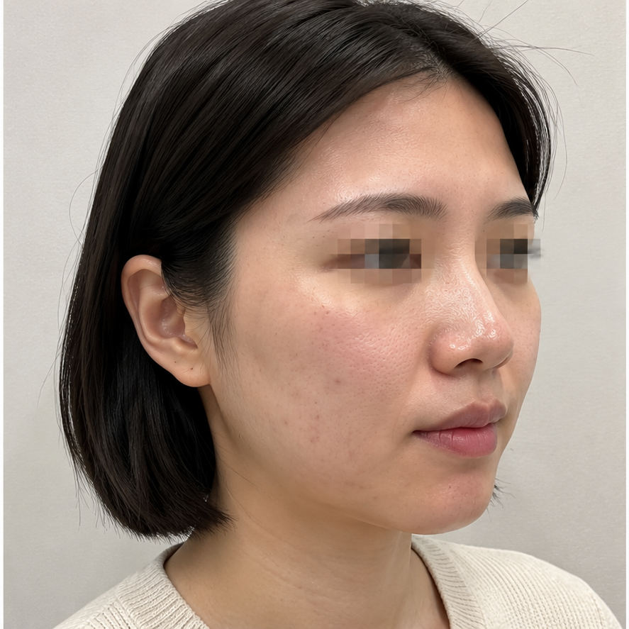 Patient before juvelook & collaum pdlla treatment at JRYN Seomyeon, Busan