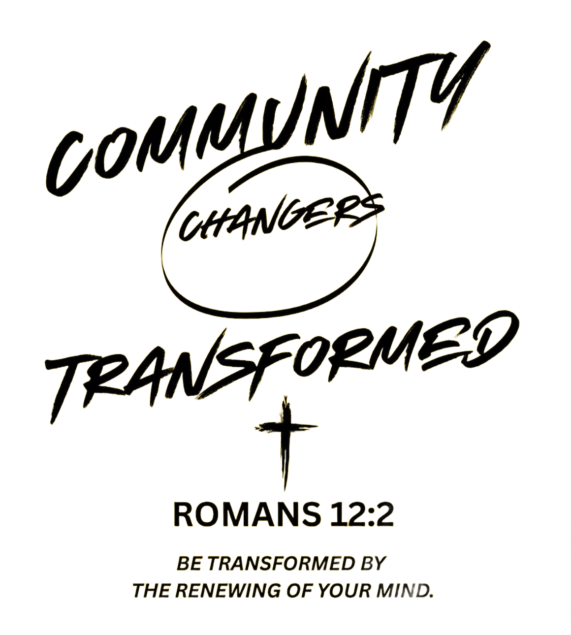 Community Changers
Changed by Christ
Romans 12;2